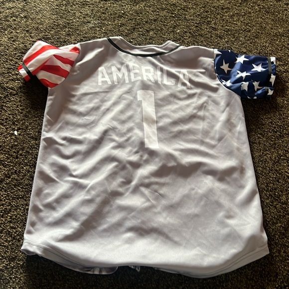 Patriotic USA baseball jersey - Picture 3 of 3
